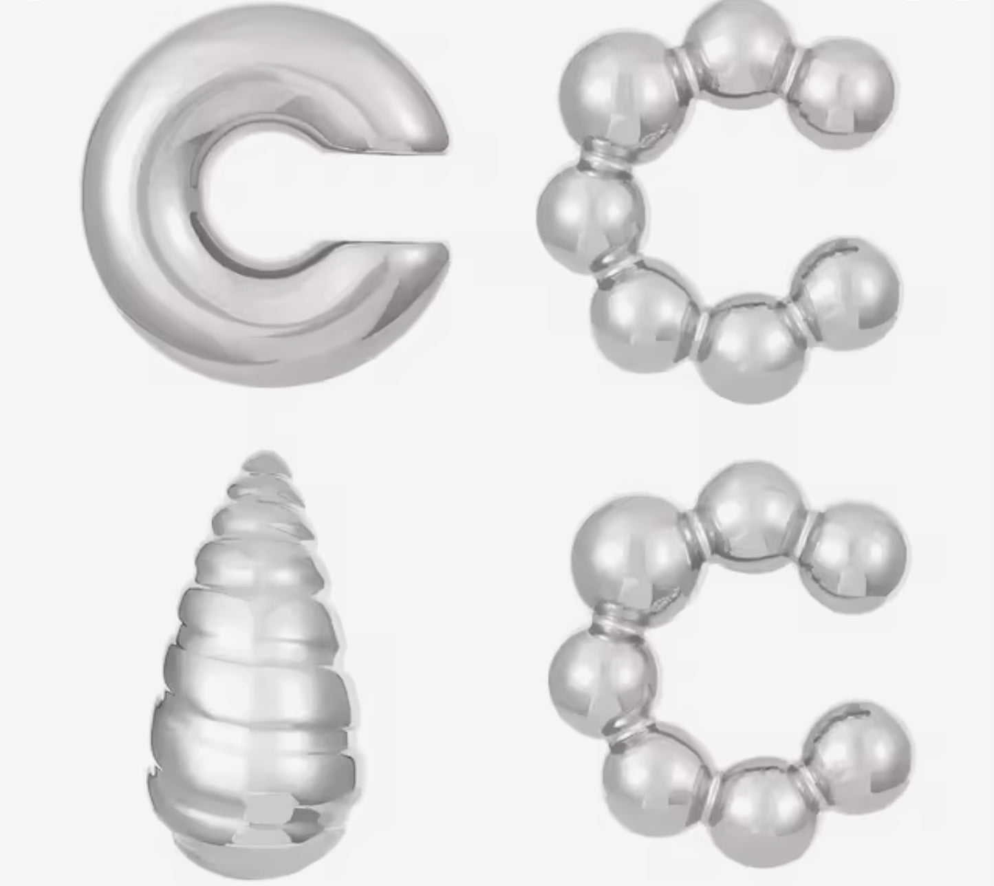 Cosmic Bliss Cluster 4 Piece Mixed Ear Cuff Set