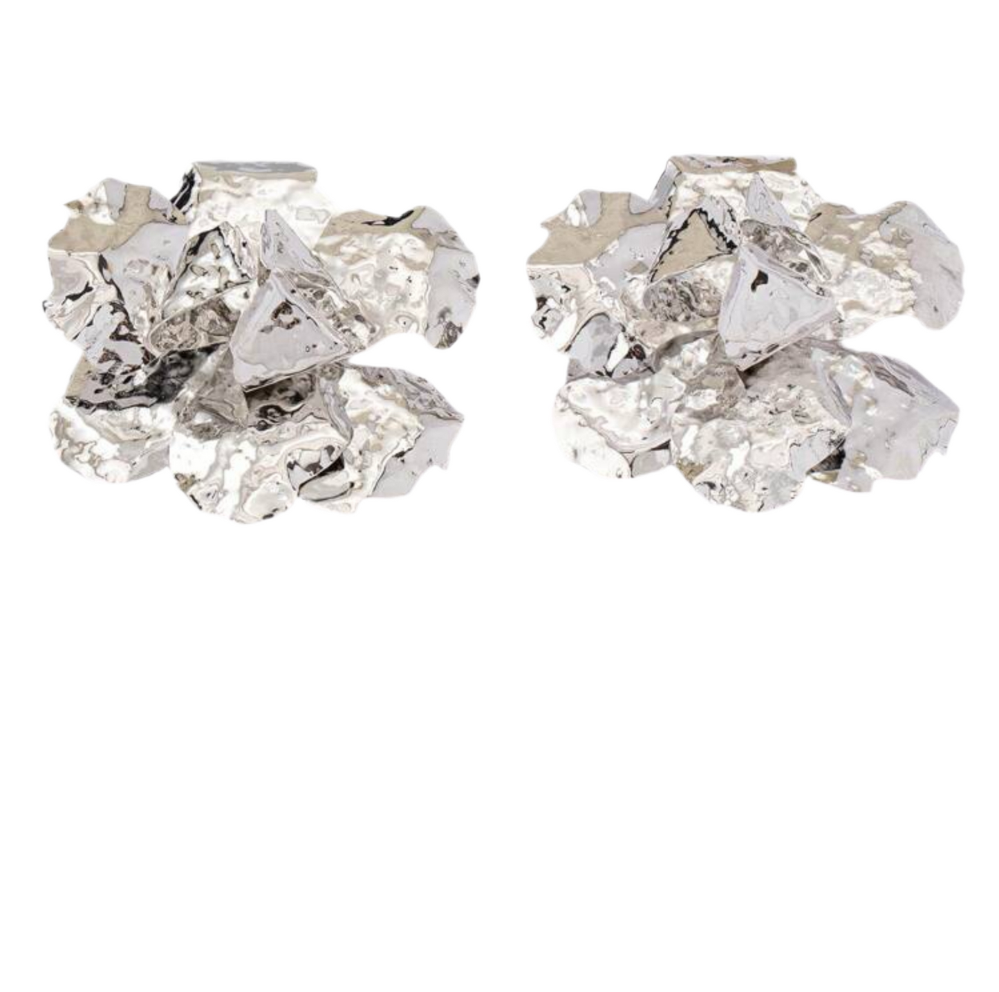 Royal Bud Floral Metallic Studs