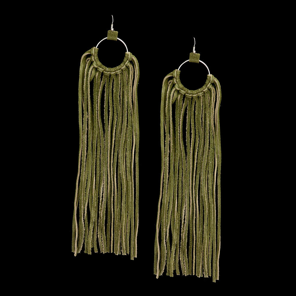 Rowan Boho Fringe Earrings