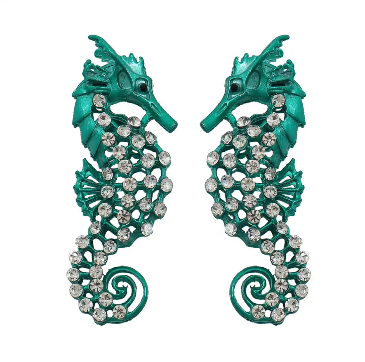 "Seize The Day" Sea Horse Diamond Statements