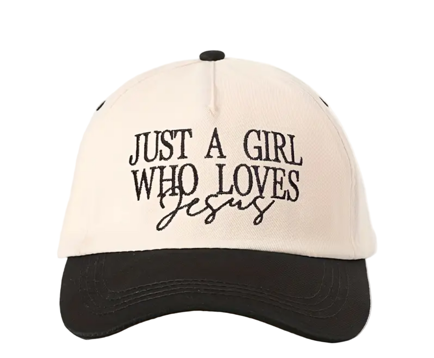 “Just a Girl, Who Loves Jesus…” Trucker Hat