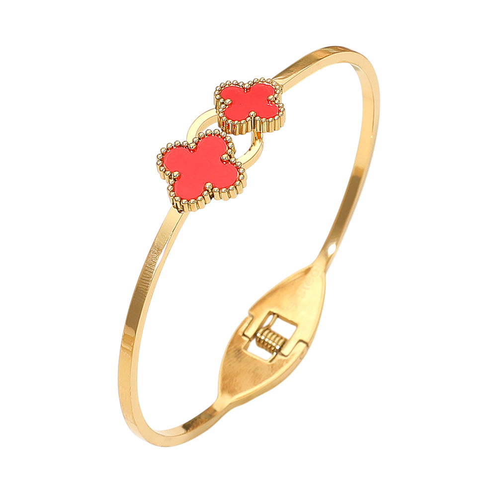 Vanna Rae Designer Quatrefoil Inspired Bracelet