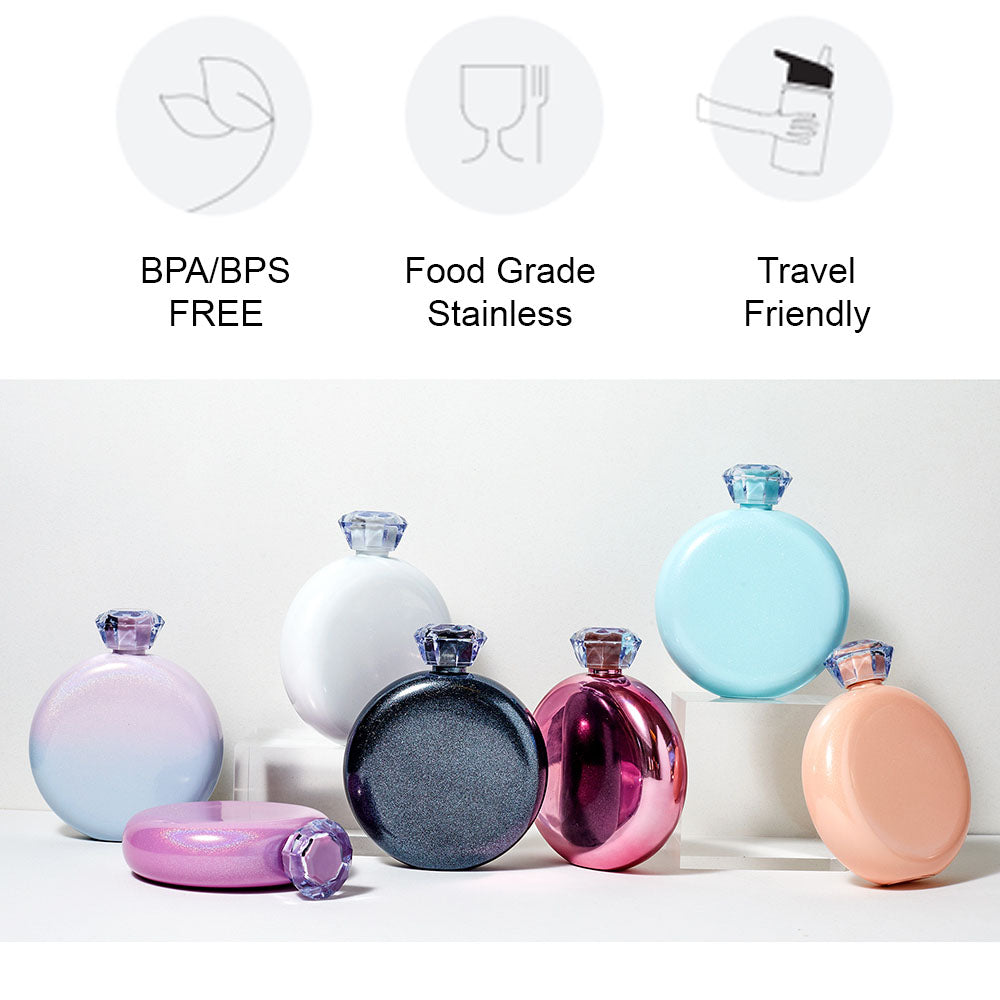 "Cuff It" Bejeweled Flask