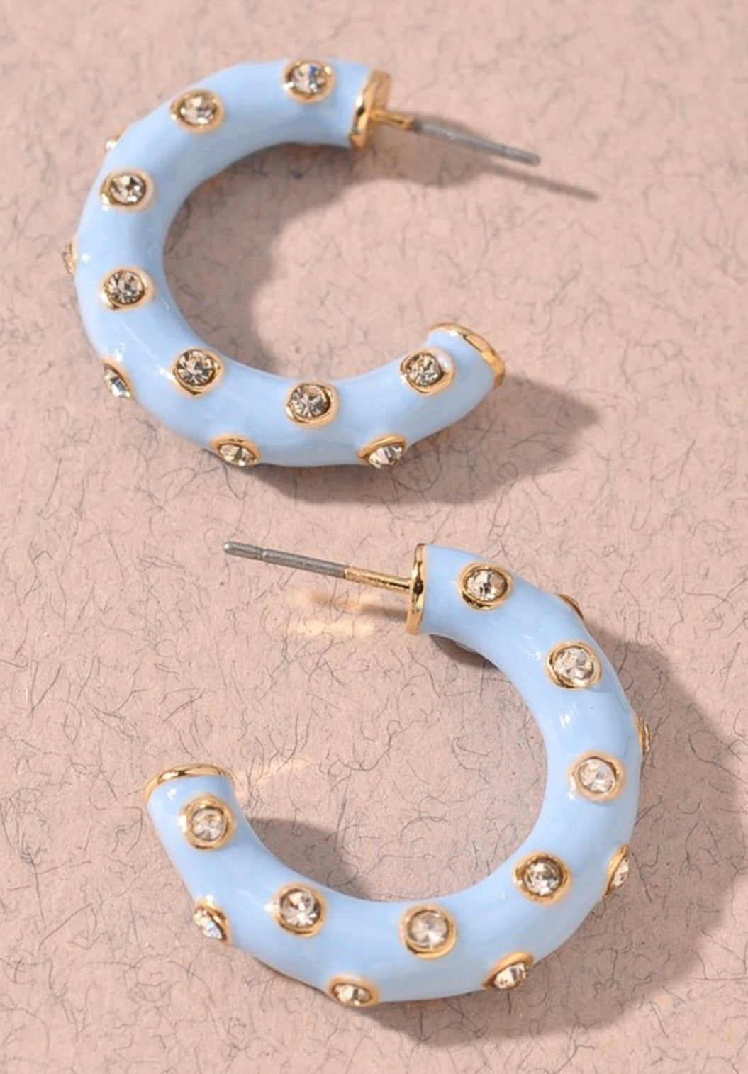 Payton Pastel Studded Mini Hoops