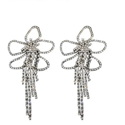 Cecilia Blooms Diamond Drop Earrings