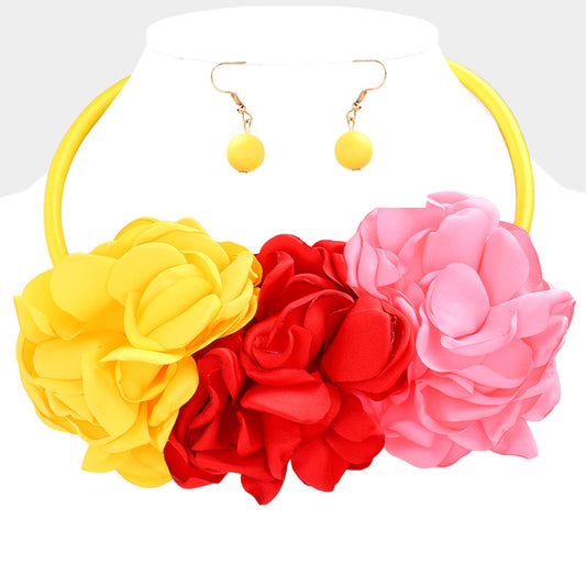 “Petals” Statement Choker Set