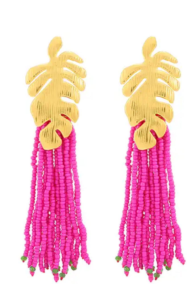 Palm Springs Fringe Statement Earrings