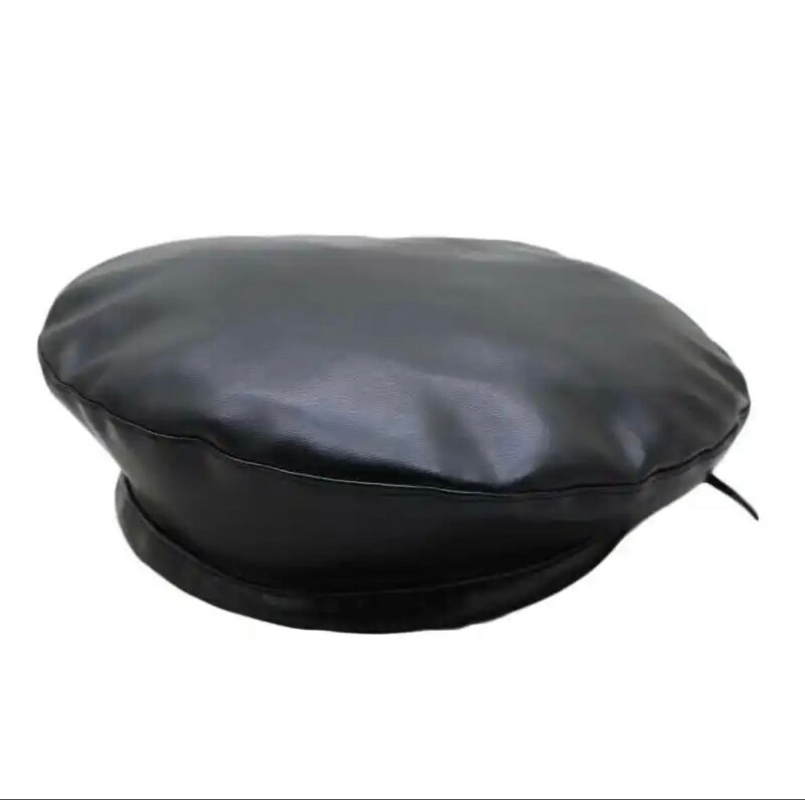 A Leather Beret To Slay your Day... Statement Beret