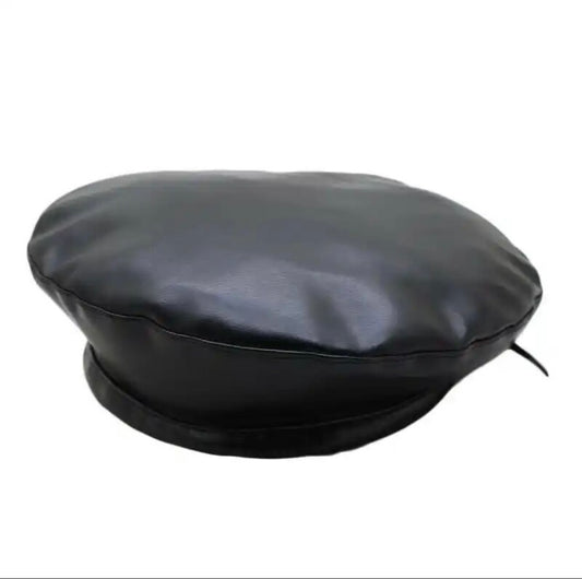 Collectors Fave: A Leather Beret To Slay your Day... Statement Beret