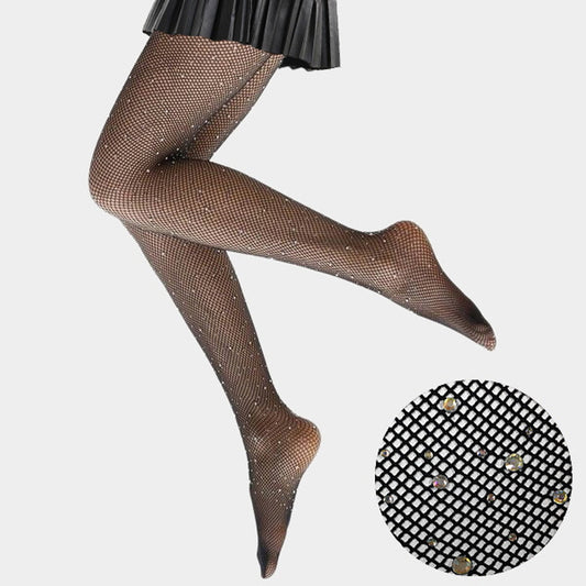 Diamonds Are A Girls Best Friend Luxe Diamond Studded Hosiery