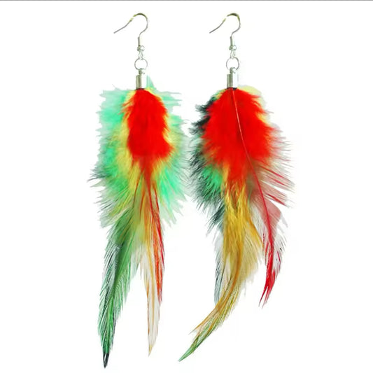 Light As A Feather Frill Statement Earrings