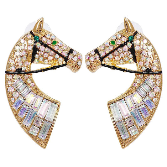 Majestic Royal Iridescent Earrings