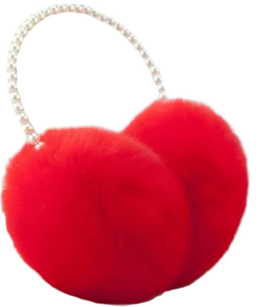 Faurrific Pearl Embellished  Earmuffs