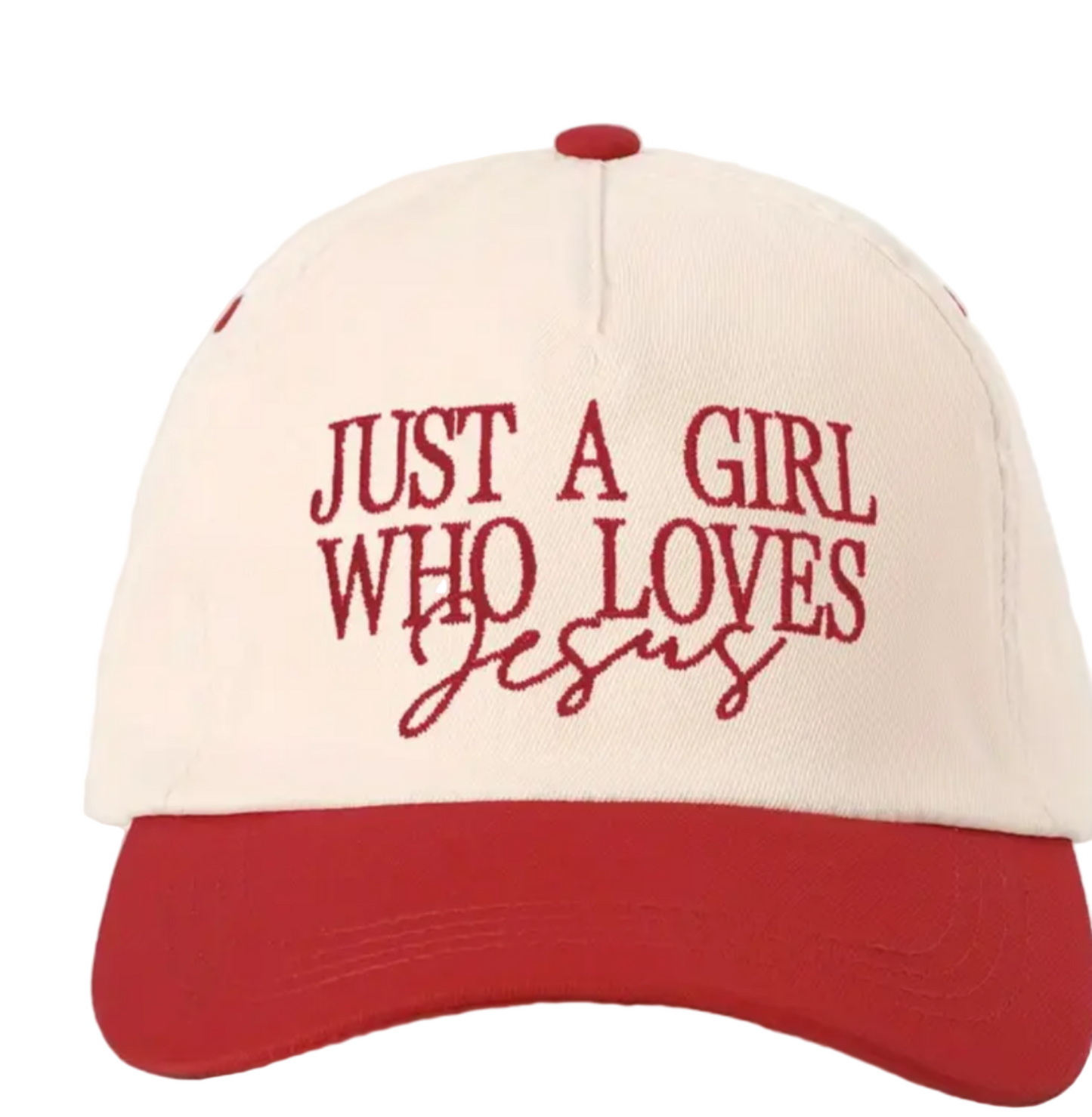“Just a Girl, Who Loves Jesus…” Trucker Hat