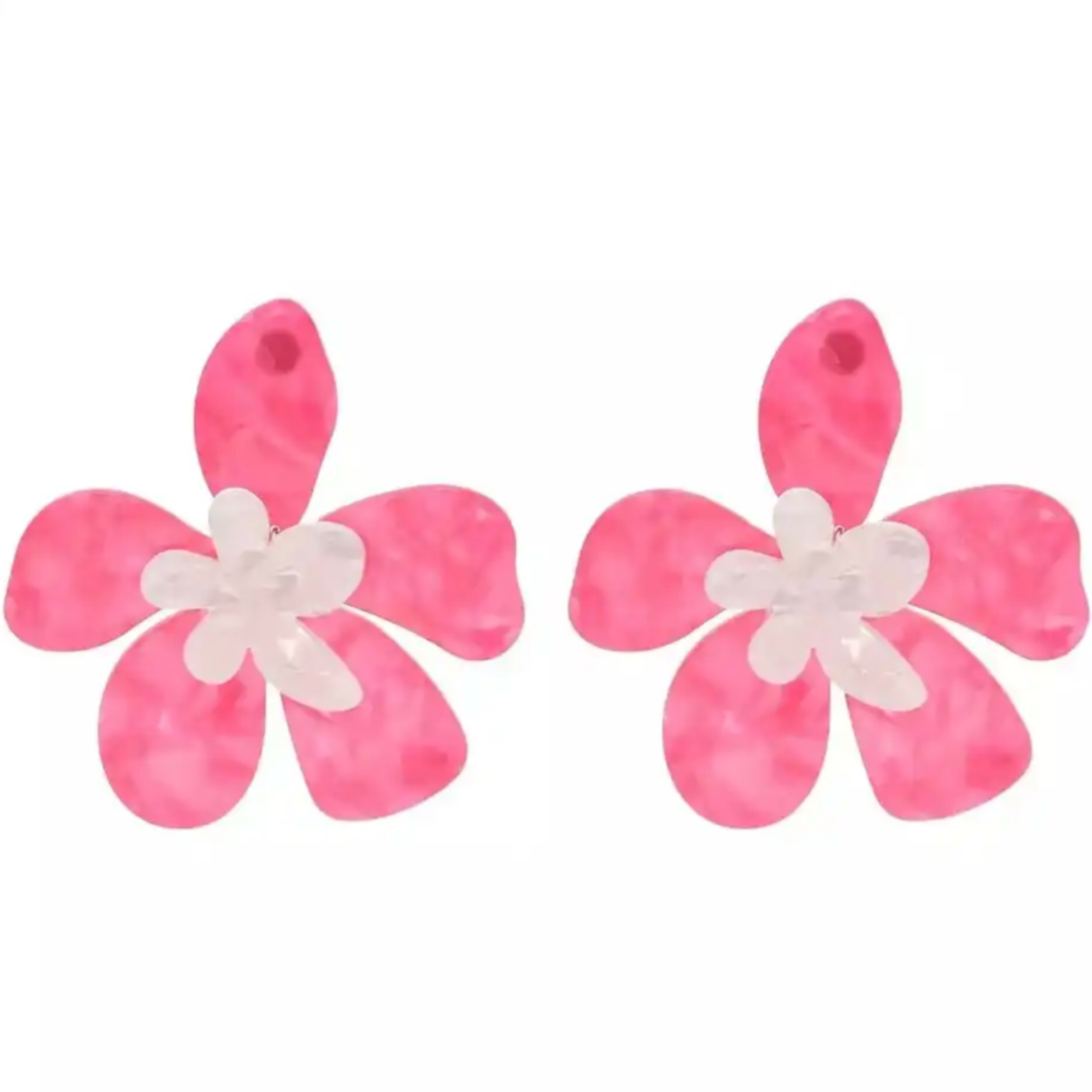 Sweet Magnolia Acrylic Earrings