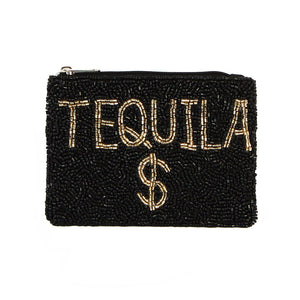 Tequila $ Coin Purse Pouch